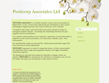 Tablet Screenshot of pesticorp.com